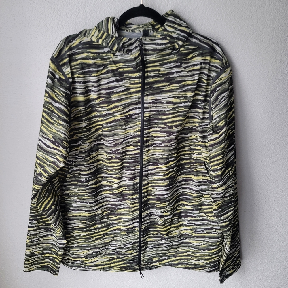 Lululemon Lab Lightweight Eurus Jacket Large Color Painterly Camo Large Soleil